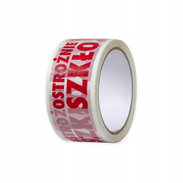 TAŚMA OSTROŻNIE SZKŁO PAKOWA KLEJĄC BEZPIECZEŃSTWA Marka Smart