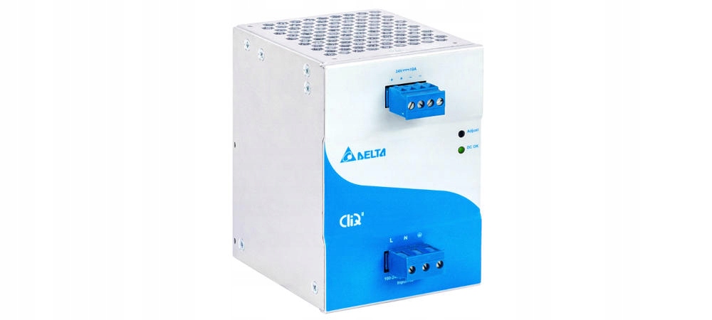 DRP024V240W1BN, Napájecí zdroj, Delta/din Rail/CliQ II, Delta Din Rail 24V/10A...