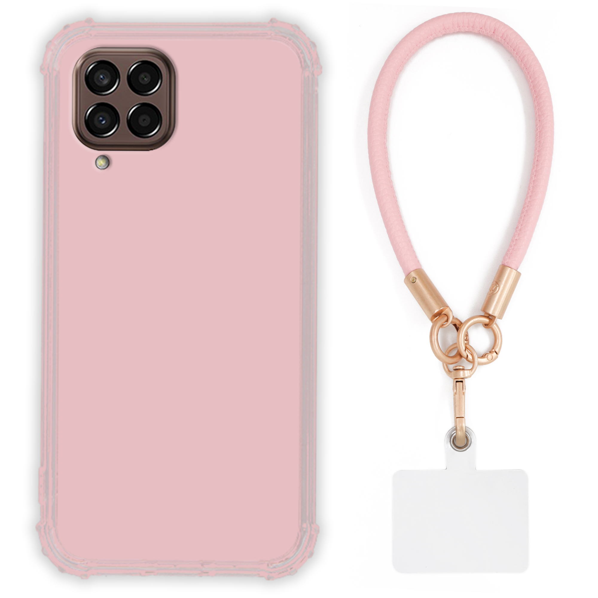 Pouzdro Pro Samsung M33 5G Pouzdro Antishock Pinky Růžové vodítko Sada Odolné