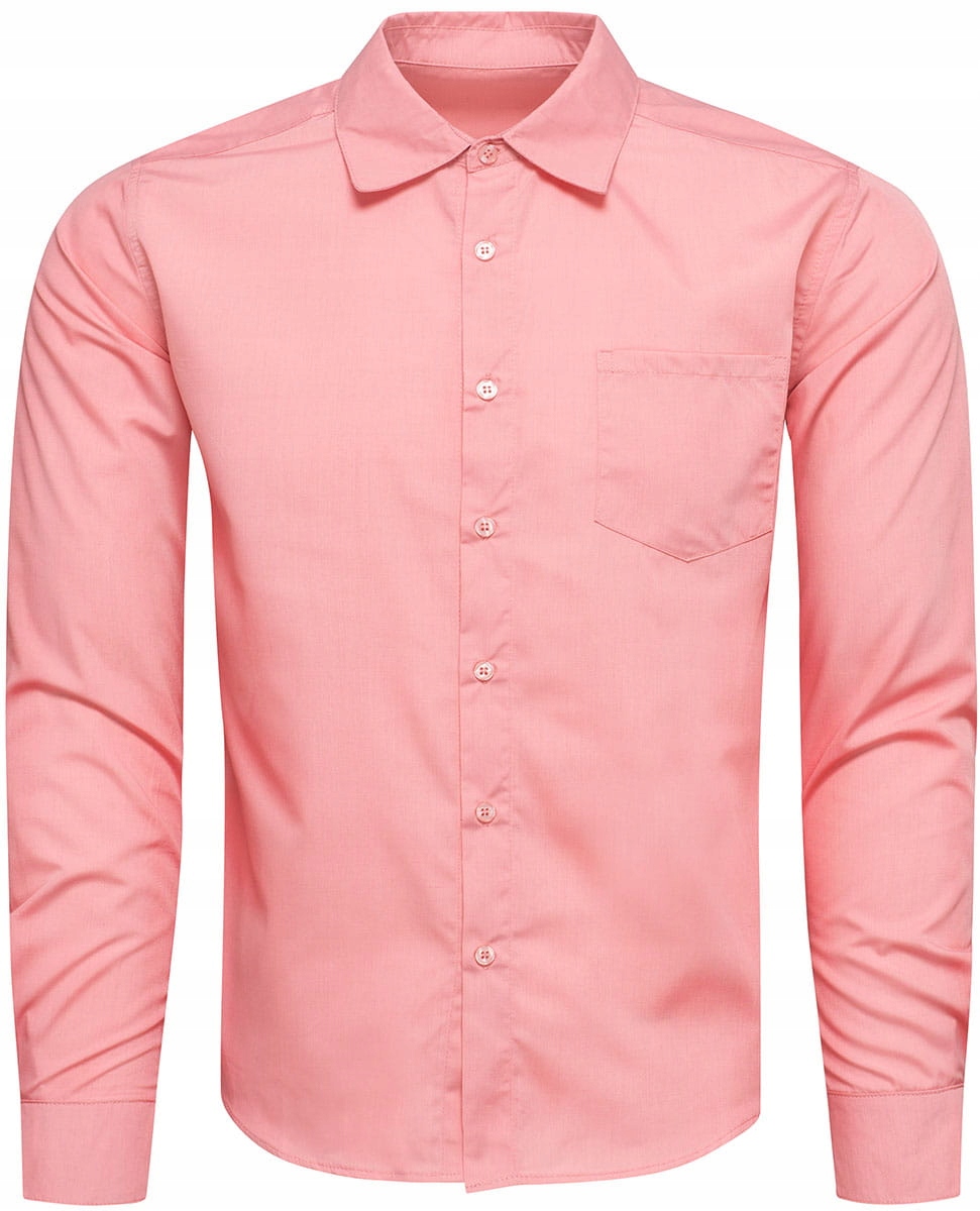 

XL - Koszula Męska Łososiowa