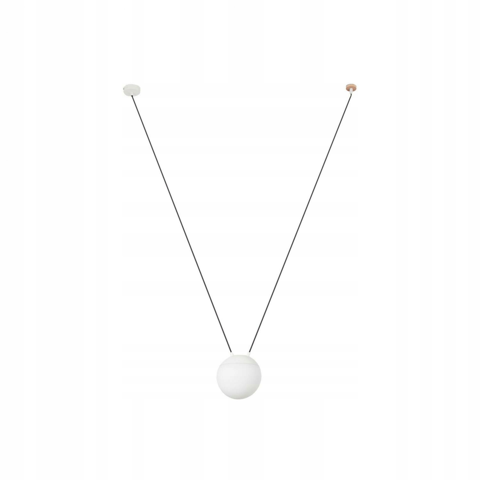 Faro Mine Pc Space závesné svietidlo, biela, 1xE27, variabilné zavesenie