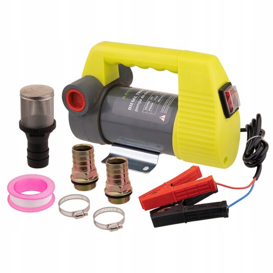 Pompa do oleju napędowego, 12V 175W + Alkotest jednorazowy