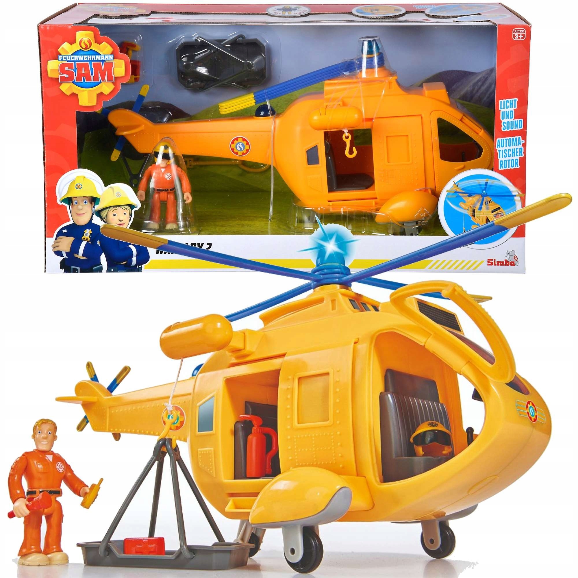 

Strażak Sam Helikopter Ratunkowy Wallaby Św/dźw