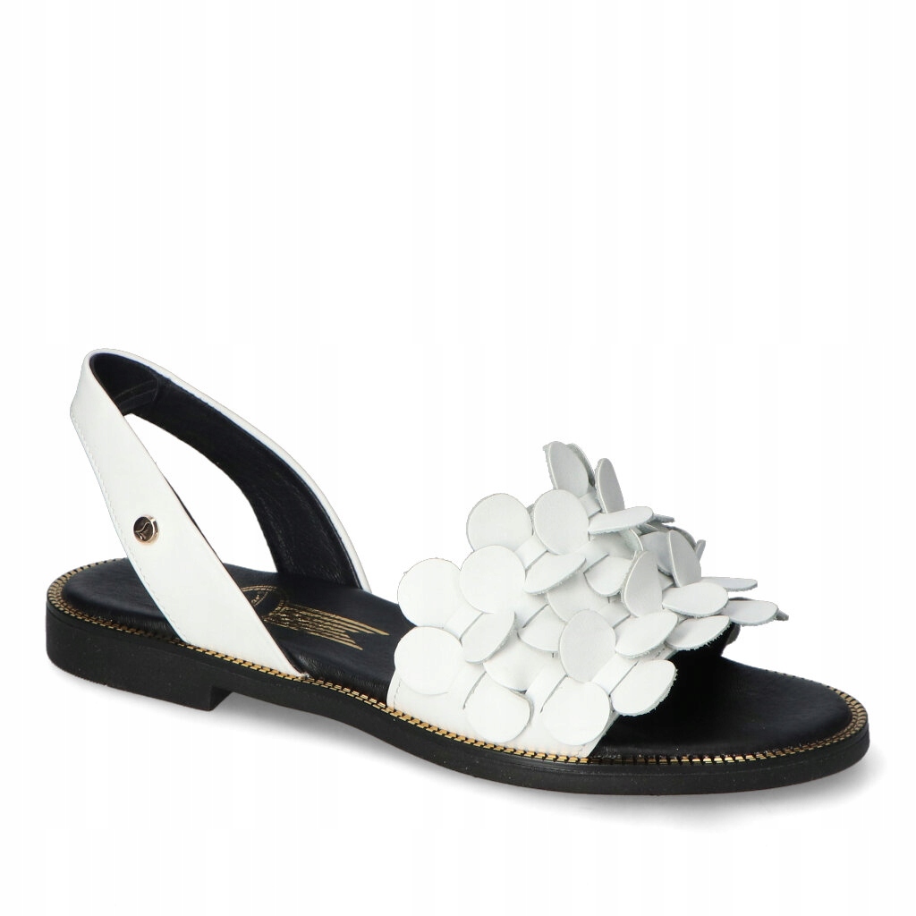 Dámské sandály Lemar Bf.Bílé kožené 41