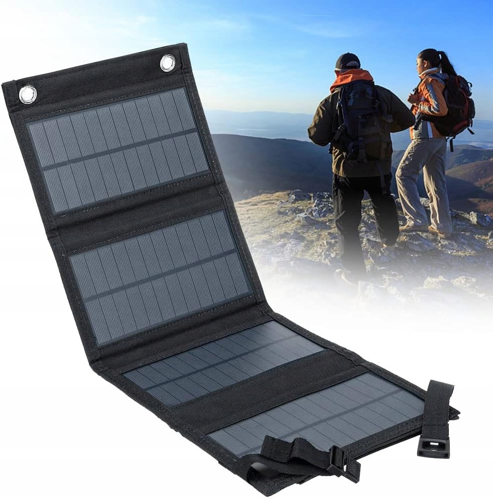 ŁADOWARKA SŁONECZNA DO TELEFONU PANEL SOLARNY 10W USB SKŁADANY Kod producenta SP31996