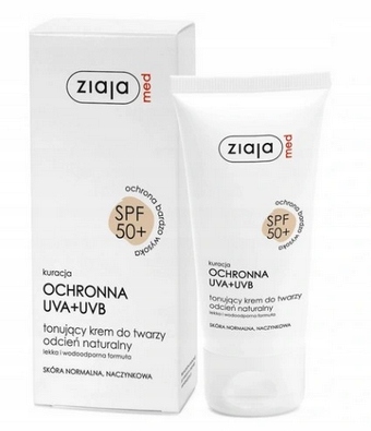 

Ziaja Med Spf 50+ krem tonujący, naturalny 50ml