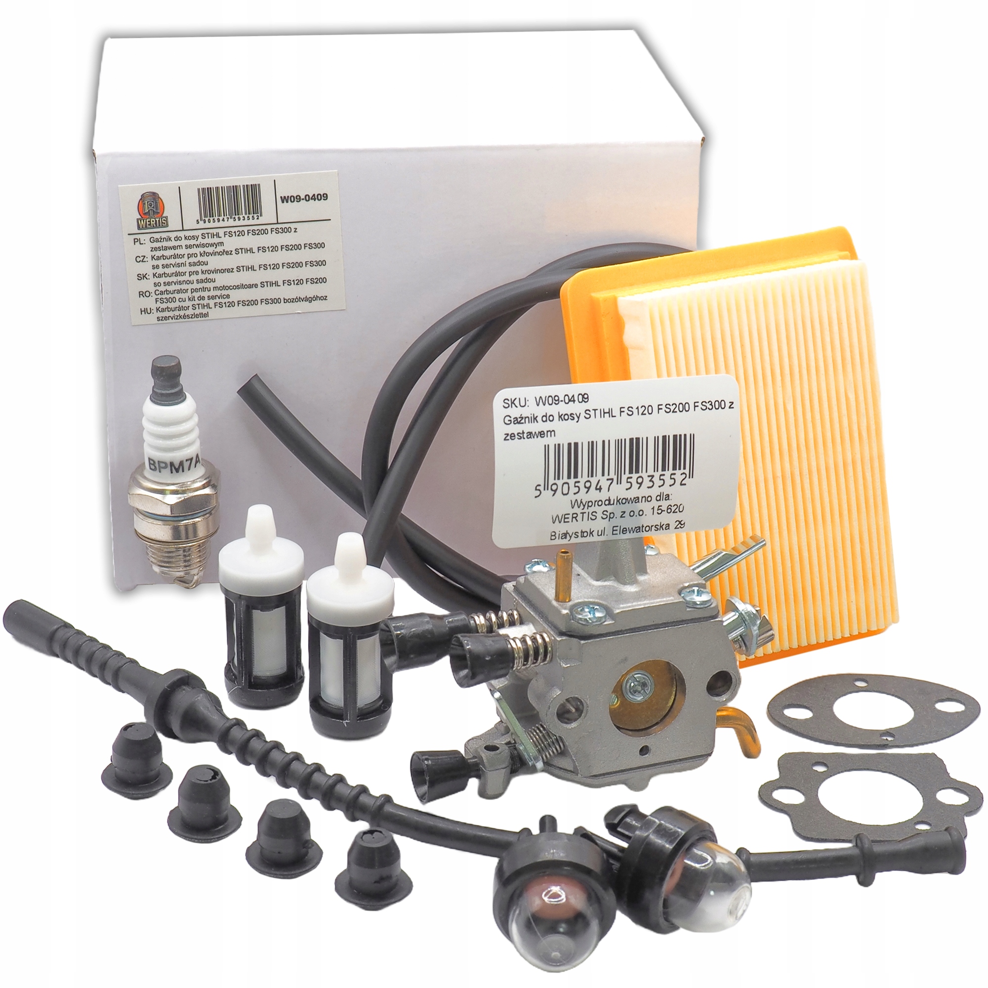 Karburátor Pro Benzínovou Kosu Stihl FS120 FS200 FS250 FS300 FS350 FS380 Sada