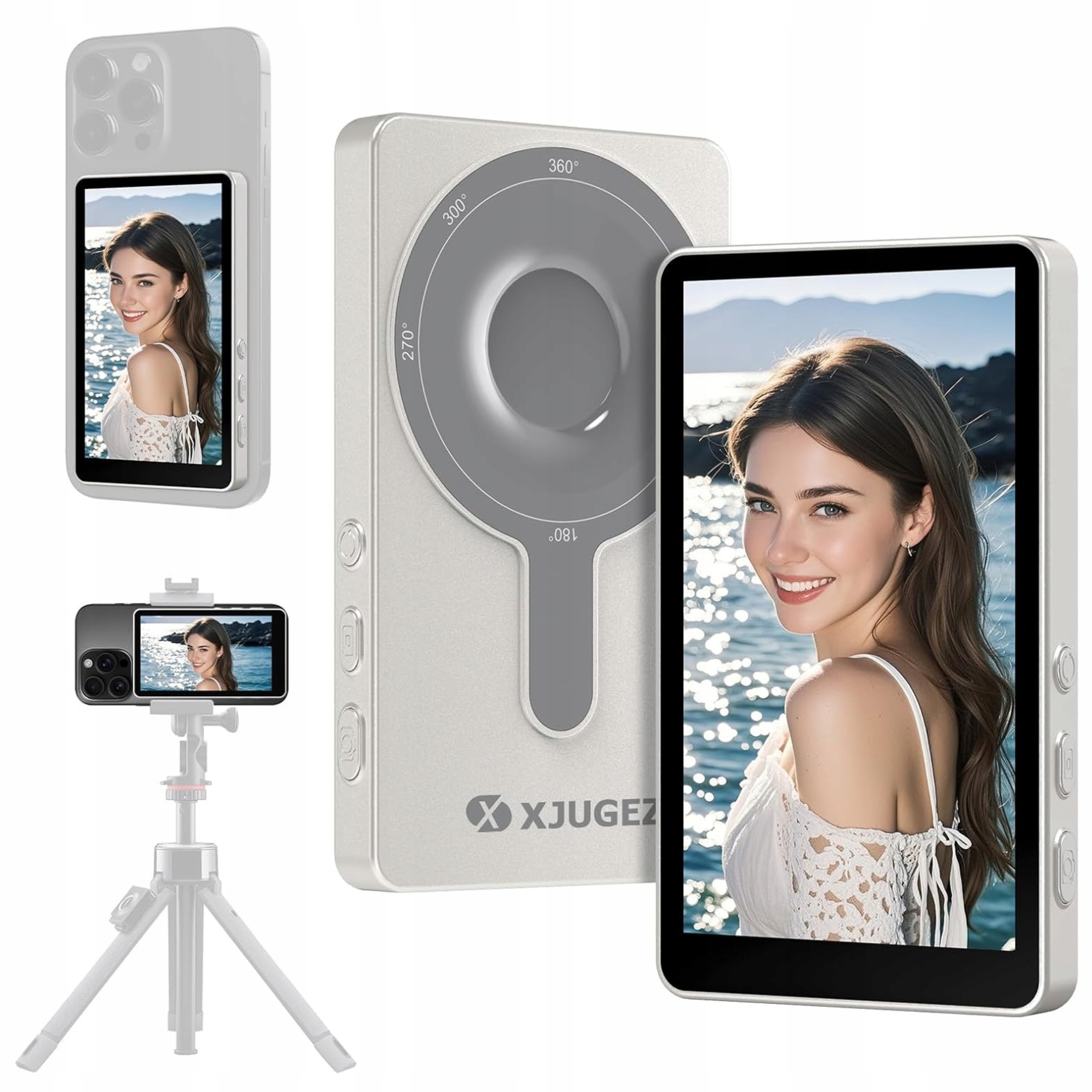 Magnetický displej pro telefon Selfie Live Streaming Vlogů 1800 mAh HD1080P