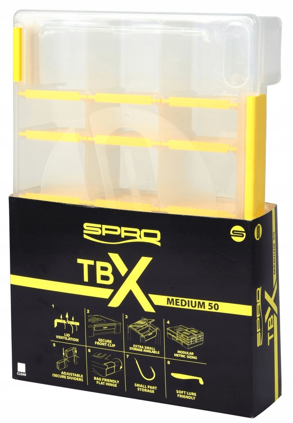 SPRO Pudełko Spinningowe TBX 50M 250x175x50mm Model M50