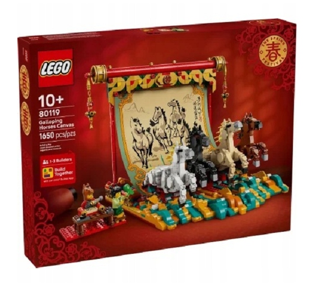 Lego 80119 Icons Obraz S Cválajícími Koňmi