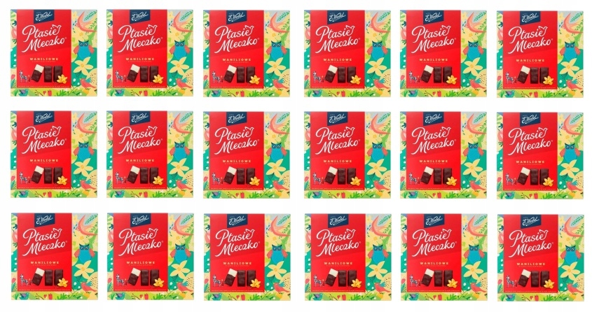 Levně 18 x 340 g Wedel Ptačí mléko vanilkové Karton