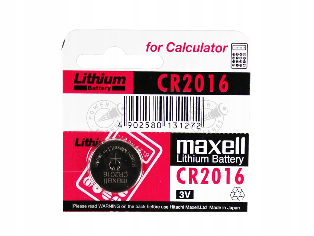 

Bateria guzikowa 2016 litowa Maxell 3V x1 bliste