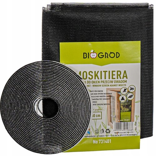 

Moskitiera-siatka do okien przeciw owadom 1,3x1,5m