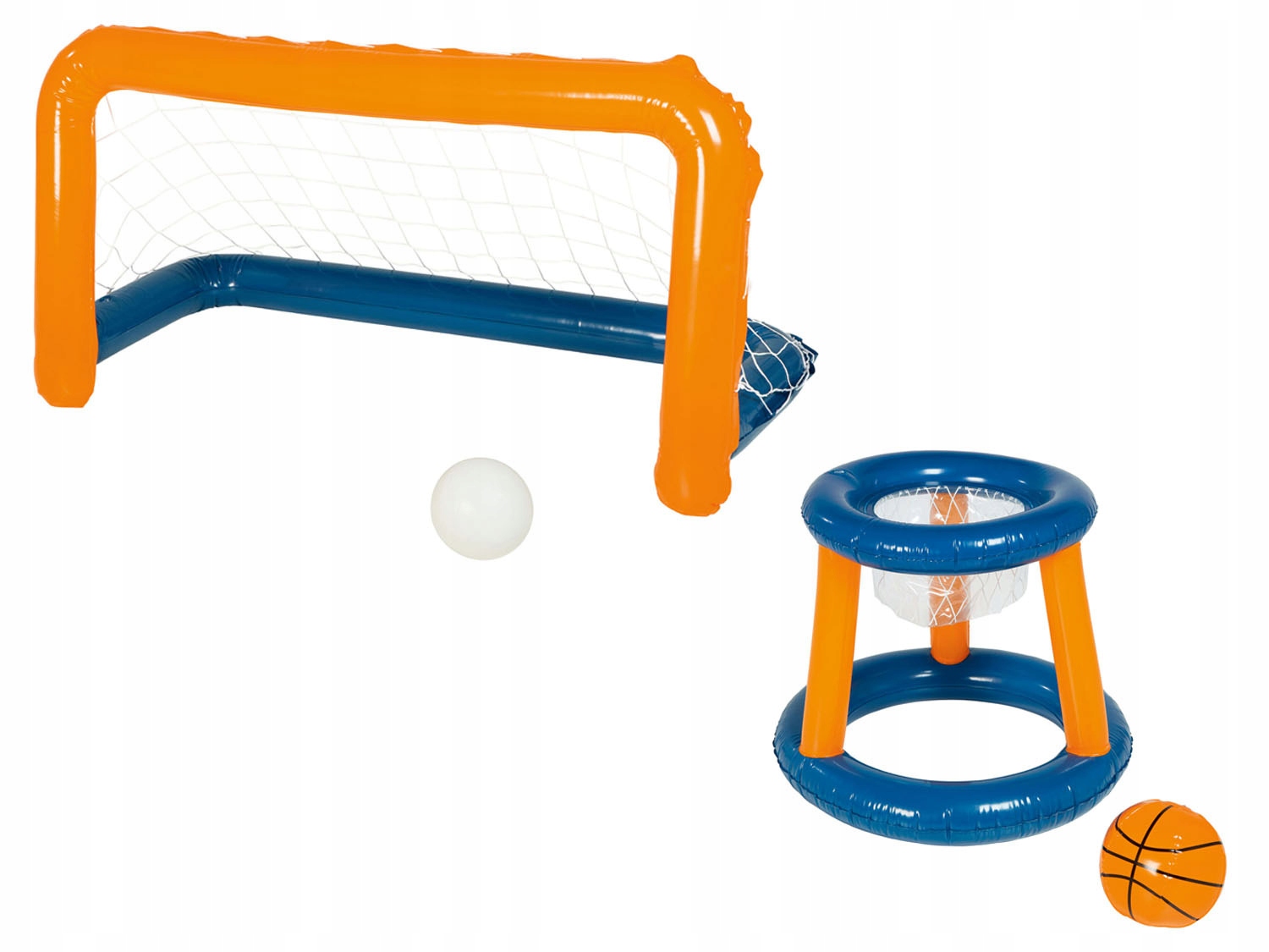AKCESORIA DO ZABAWY W BASENIE BRAMKA + KOSZ DO KOSZYKÓWKI KOSZ CRIVIT