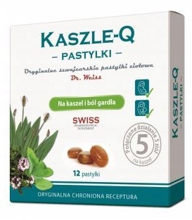 Kašeľ-Q, 12 pastiliek