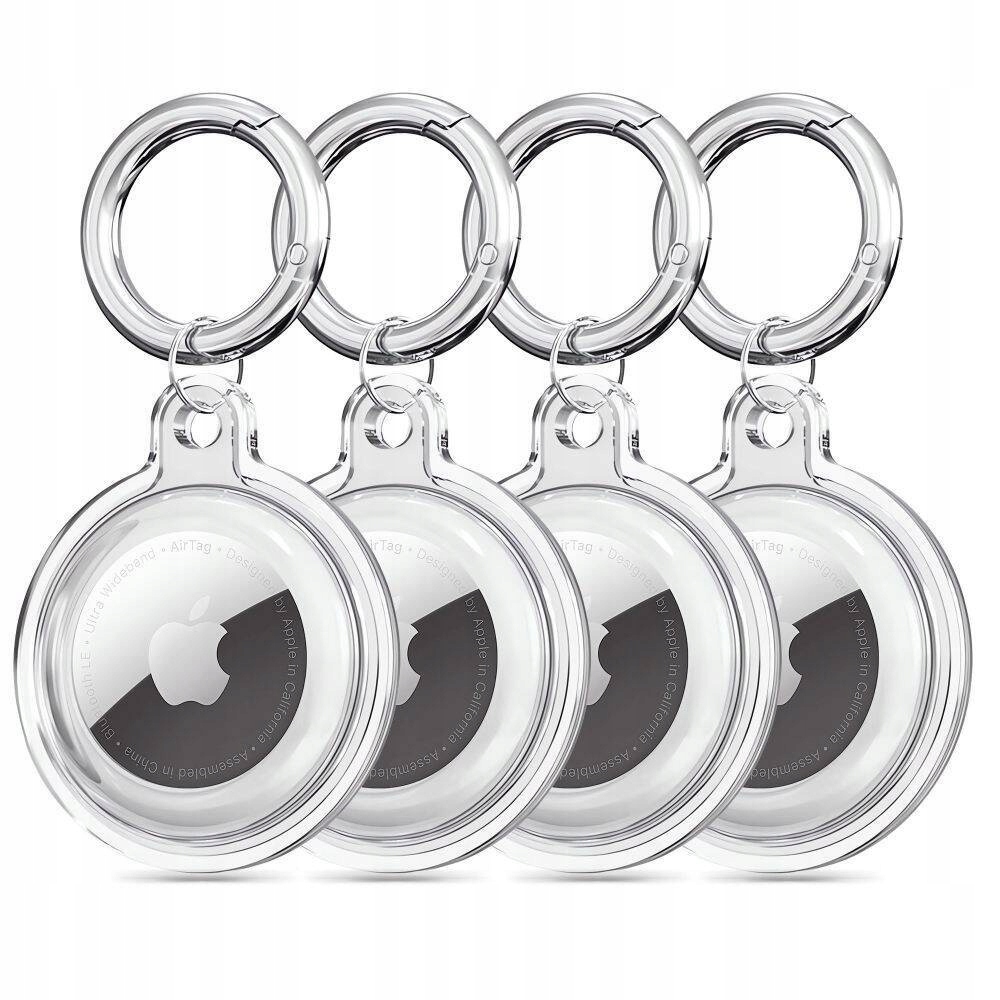 Tech-protect Icon 4-PACK Apple Airtag Clear