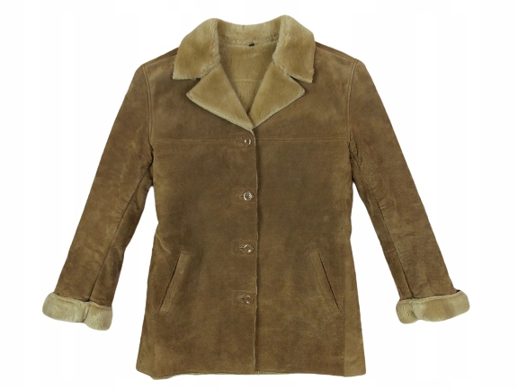 kozuch skórzany damski prosty XL