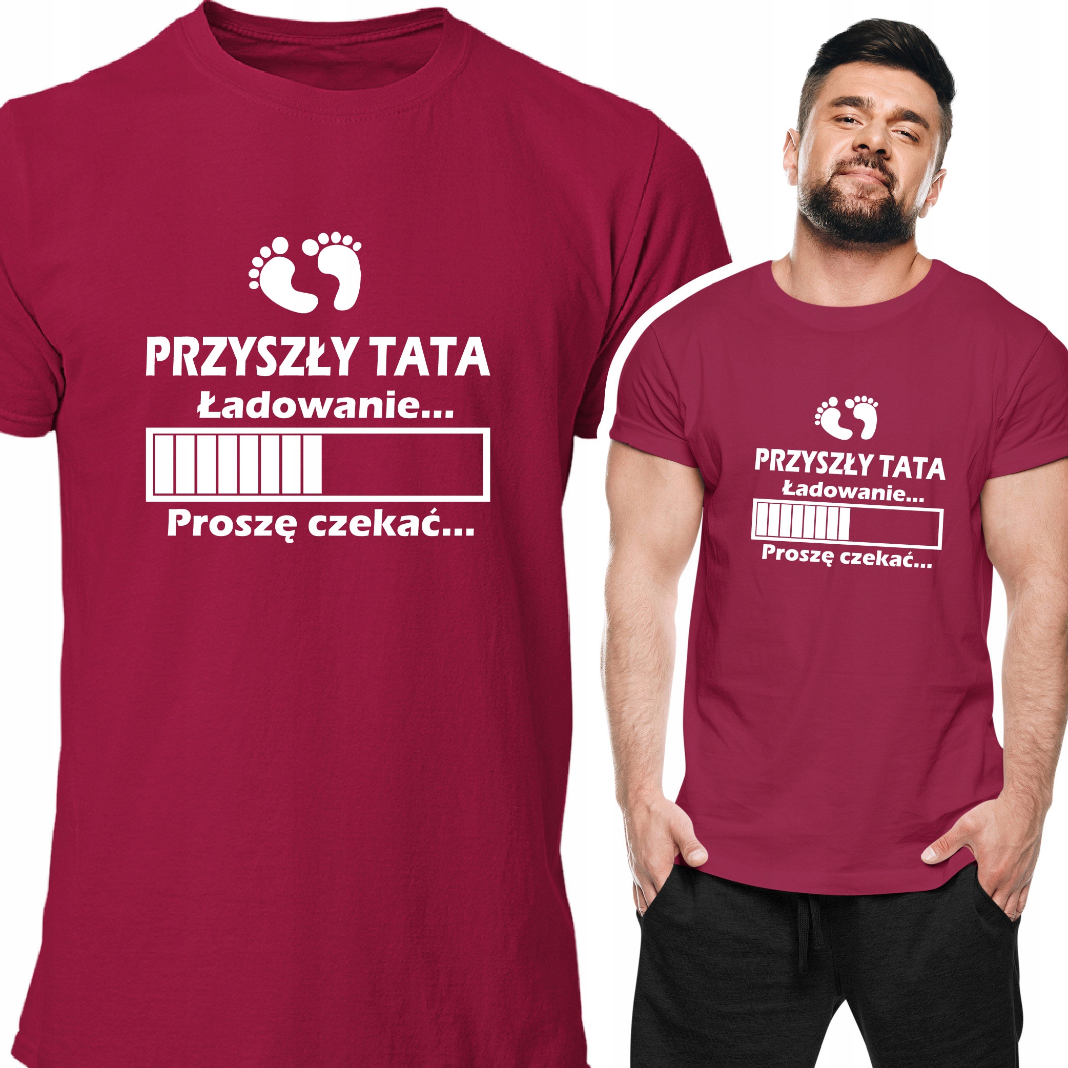 

T-shirt Dla Przyszłego Taty Bluzka Będę Tatą Ojcem