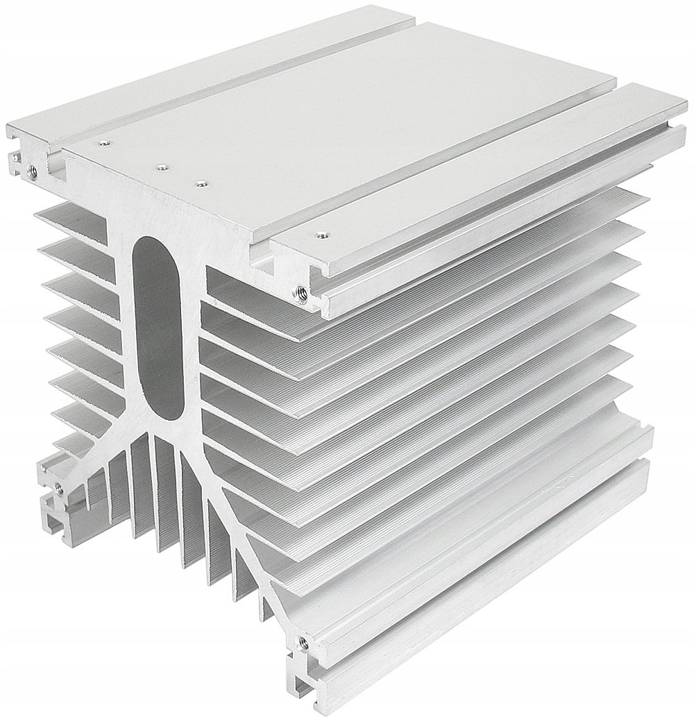 RADIATOR ALUMINIOWY DO PRZEKAŹNIK PÓŁPRZEWODNIKOWY 1 FAZOWYCH SSR DO ...