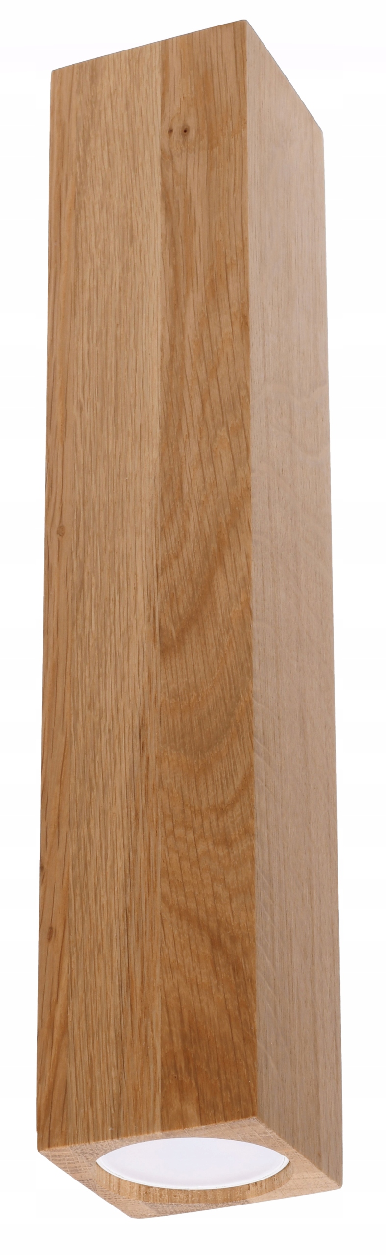 Podlouhlá vertikální závěsná lampa Keke dřevo; do obývacího pokoje, do kanceláře