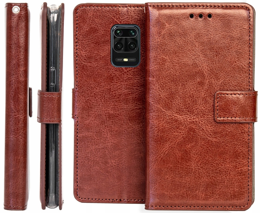 

Etui Portfel Vintage Do Xiaomi Redmi Note 9s Szkło