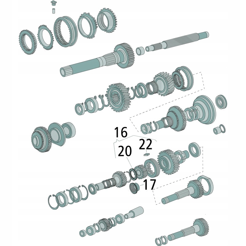 DANA Spicer Jednostka synchroniczna kpl. Landini Producent części inny