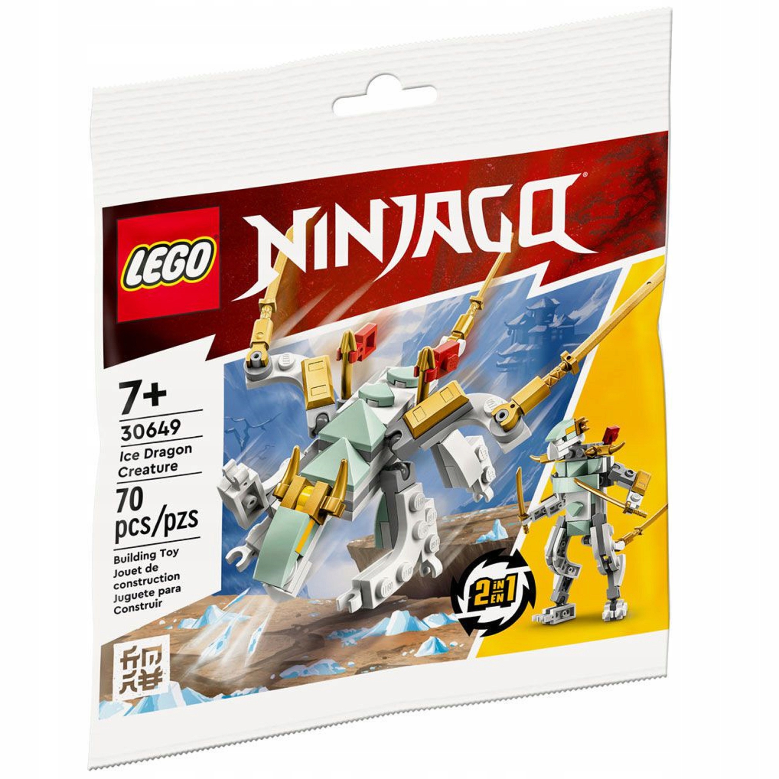 NOWE LEGO NINJAGO 30649 LODOWY SMOK
