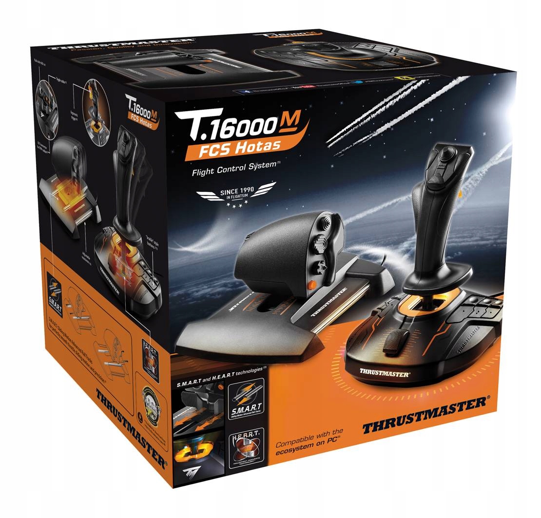 Thrustmaster Joystick T16000 Fcs Hotas Twcs Throttle (pc)
