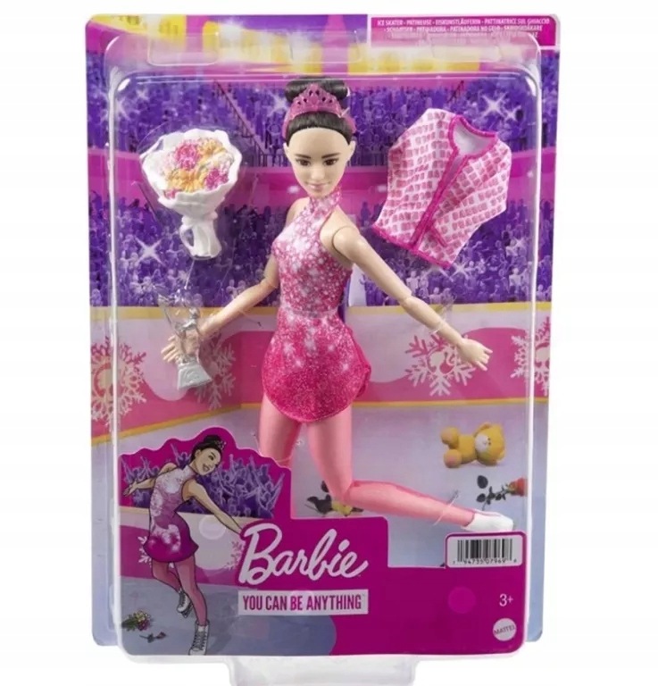 Lalka Barbie Mattel HHY27 Łyżwiarka Figurowa