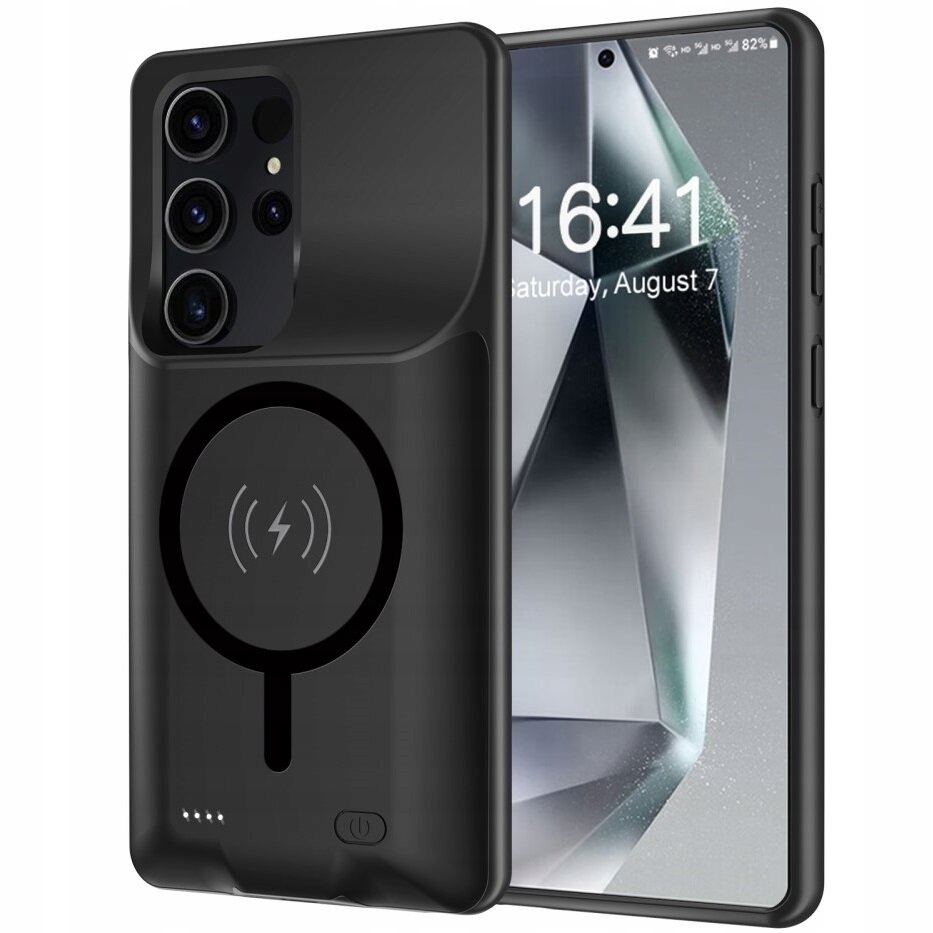 Pouzdro s baterií 6500 mAh pro Galaxy S24 Ultra, powerbanka s MagSafe, kryt