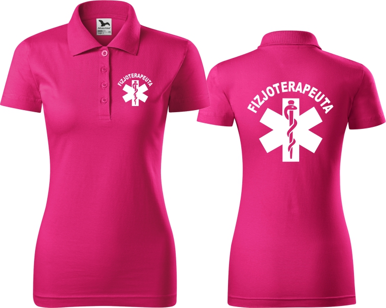 

Damska Medyczna Koszulka Polo Fizjoterapeuta