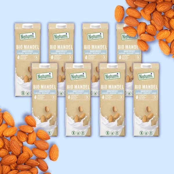 Bezmleczny Napój Migdałowy B/c B/g 1L Natumi Eko