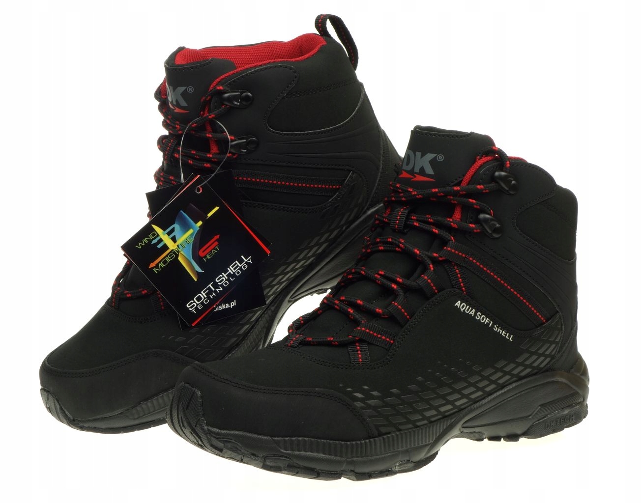 Buty Trekking DK PRINCE HIGH Wysokie SoftShell 36 Marka DK