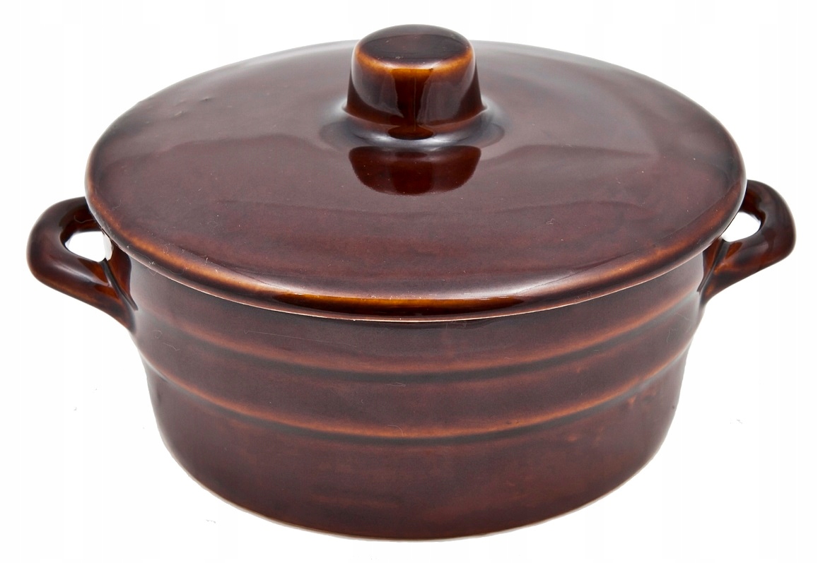 

Kamionka garnek na ogórki smalec żurek +pokrywa 1L