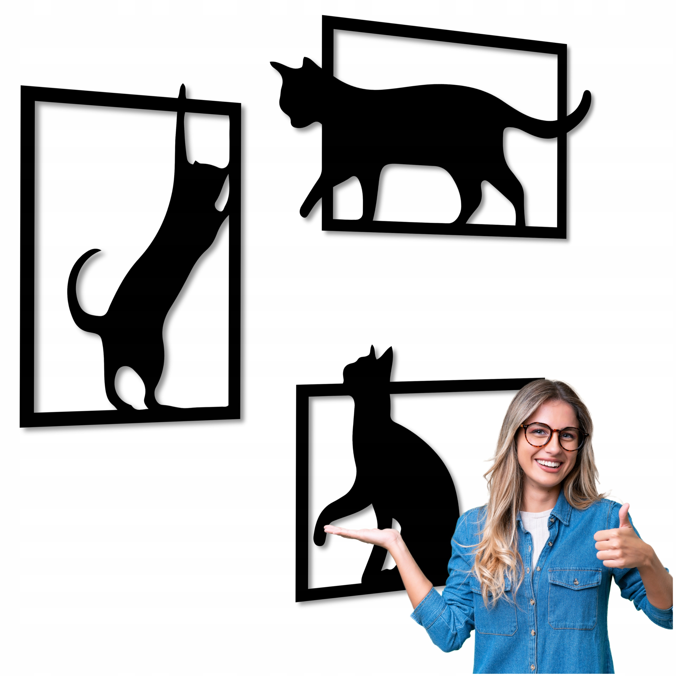 Ažurový Obraz Kočka Kočky 140x110 cm Obrazy Do Obývacího Pokoje Obrazy Na Zeď XL