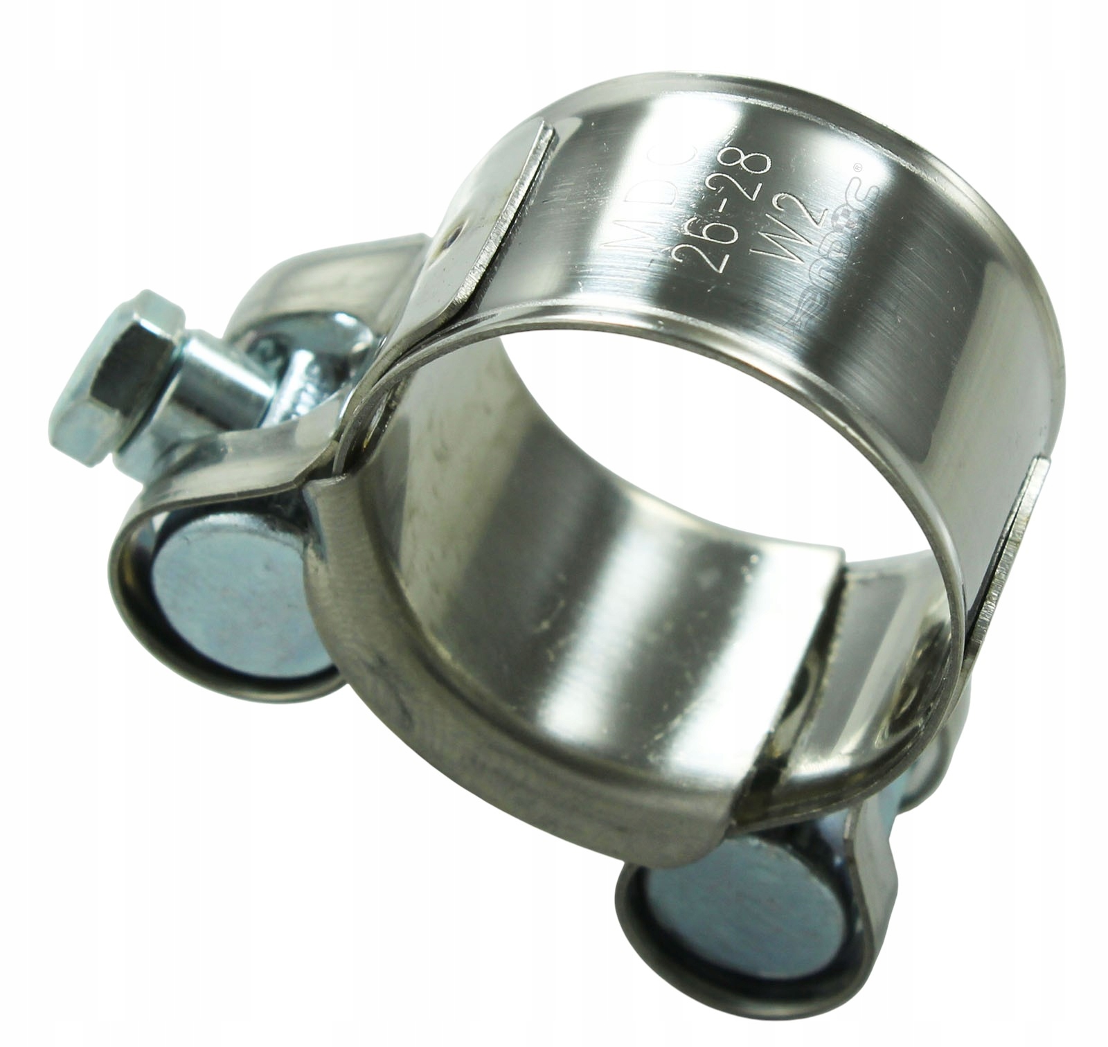 MDC Obejma 26-28mm Gbs W2 Nierdzewna 304SS Opaska Sgb wąż Turbo Intercooler