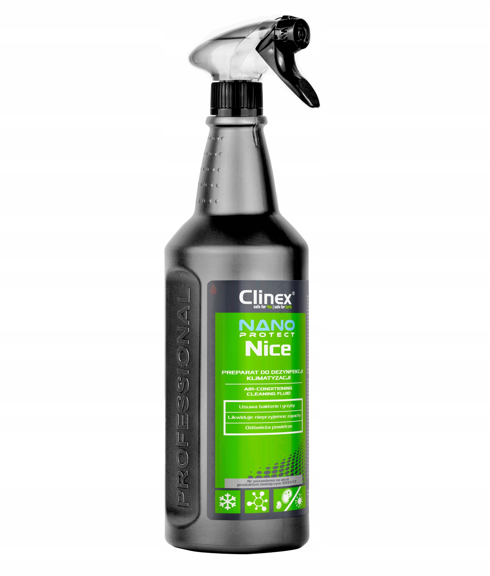 

Clinex Nano Nice 1L dezynfekcji klimatyzacji
