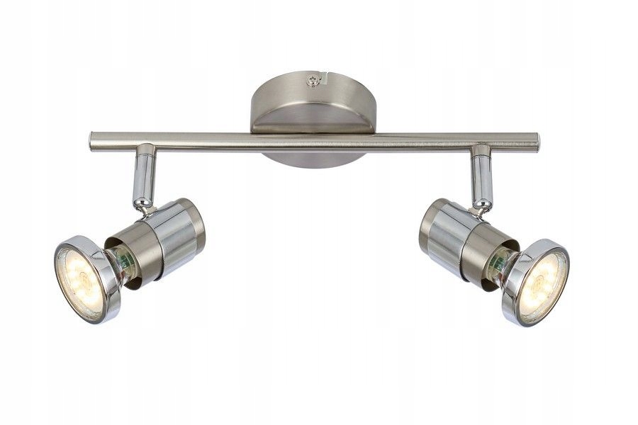 Dekorativní reflektorová lampa v odstínu chromu a zlata Emina jídelna stůl