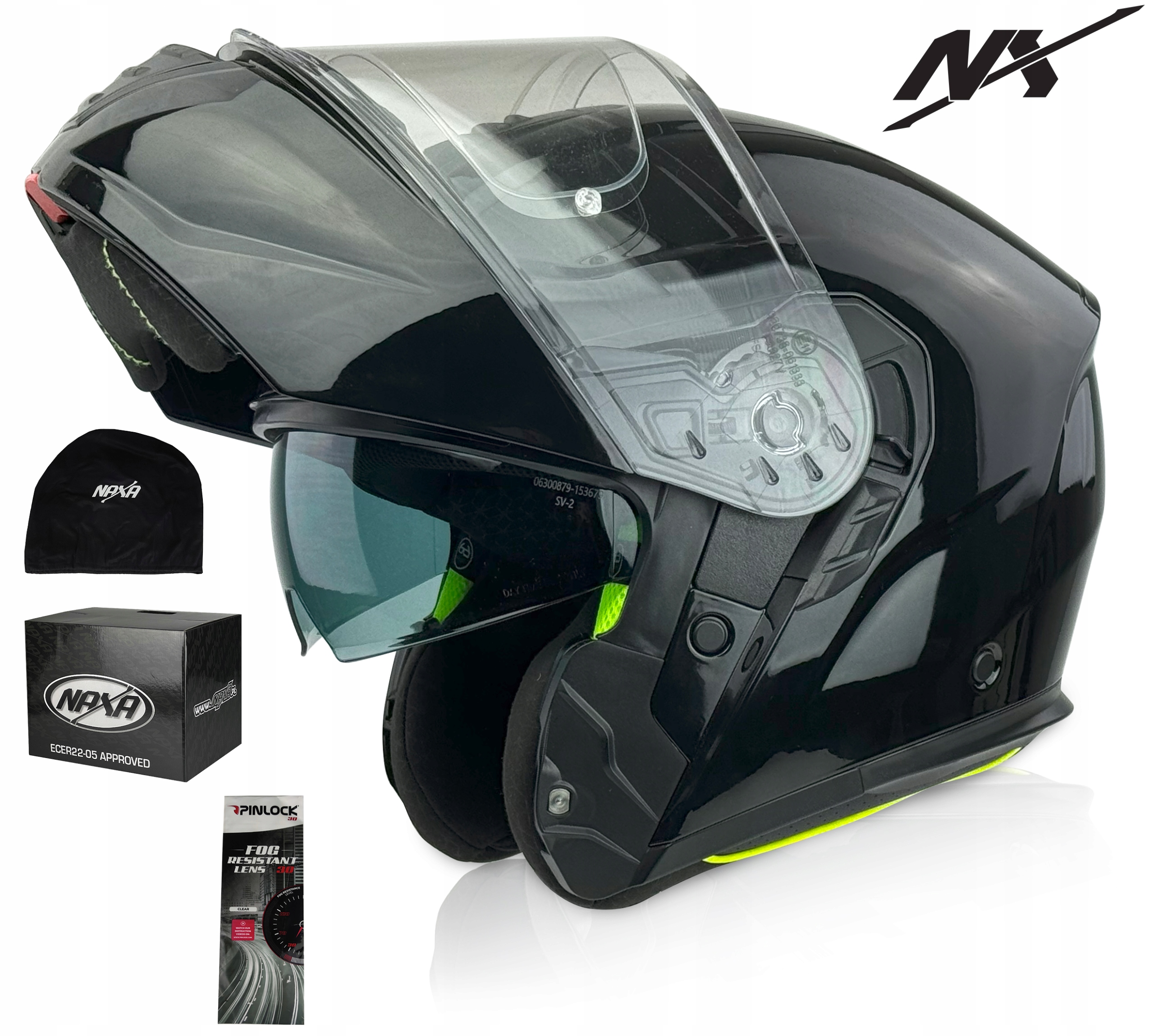 Naxa FO7 Motocyklová Přilba Blenda Pinlock