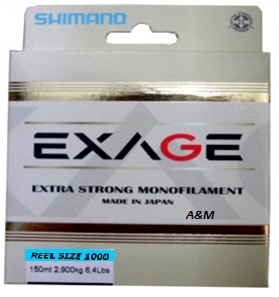 Żyłka Shimano Exage 175m 0,185mm 2,90kg