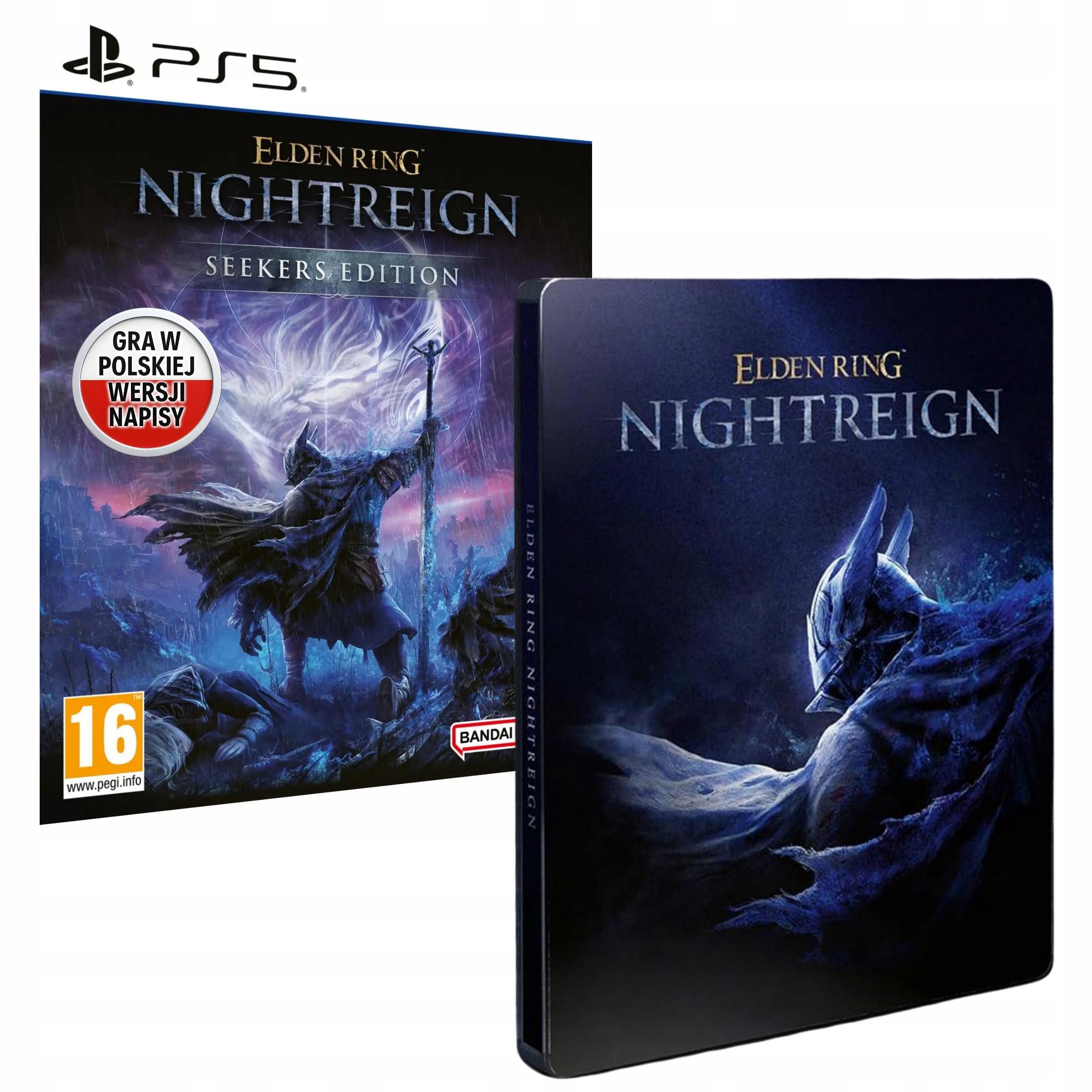 ELDEN RING NIGHTREIGN Seekers Edition Steelbook - PL - PS5 - Płyta Blu-ray
