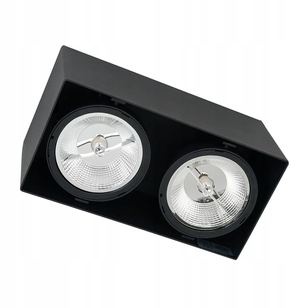 Stropní svítidlo 2x40W Plaza ML4746, nastavitelné, černé, Milagro