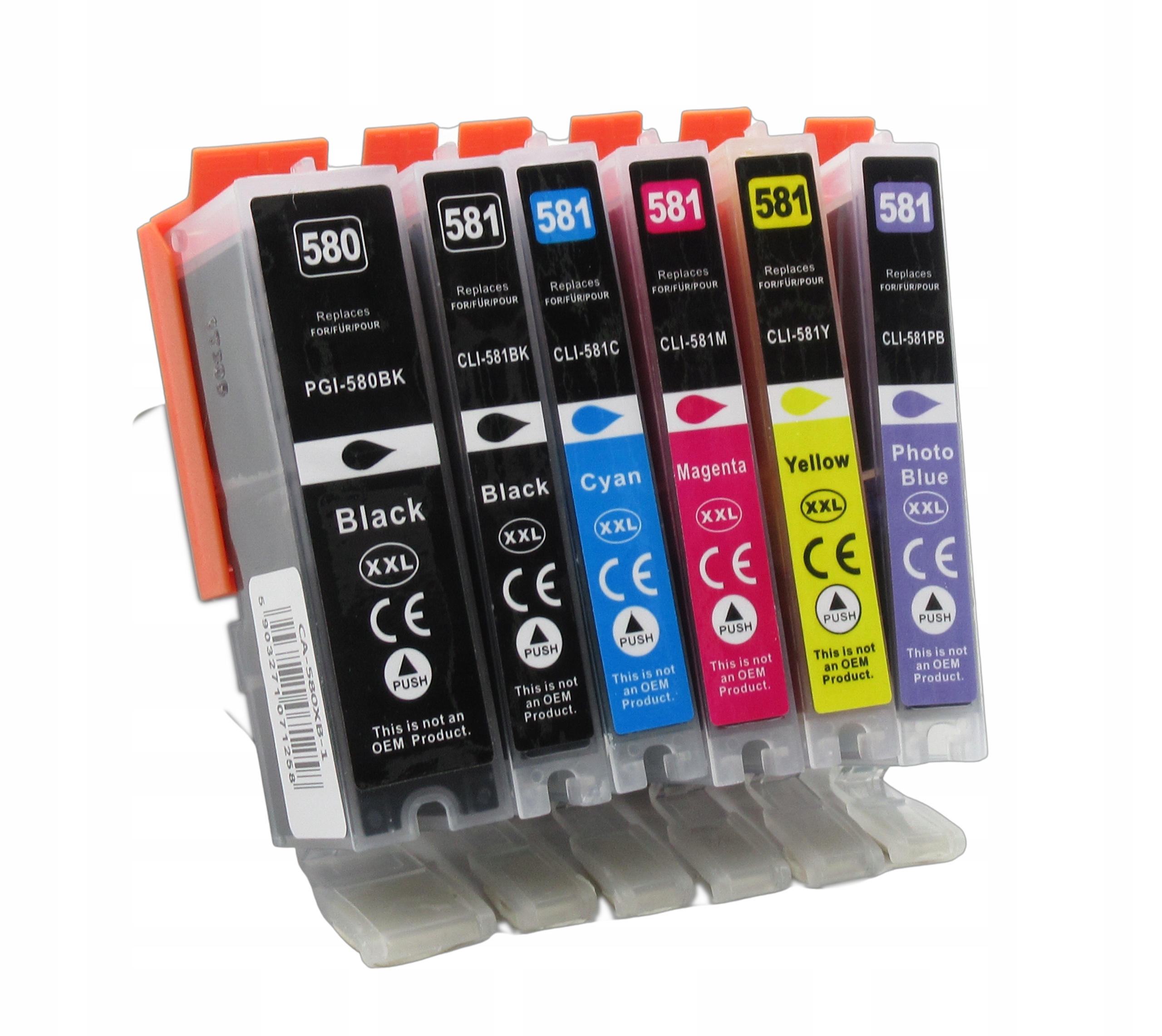 

6x Toner zamienny do Canon TR7520 TS8120 TS9150
