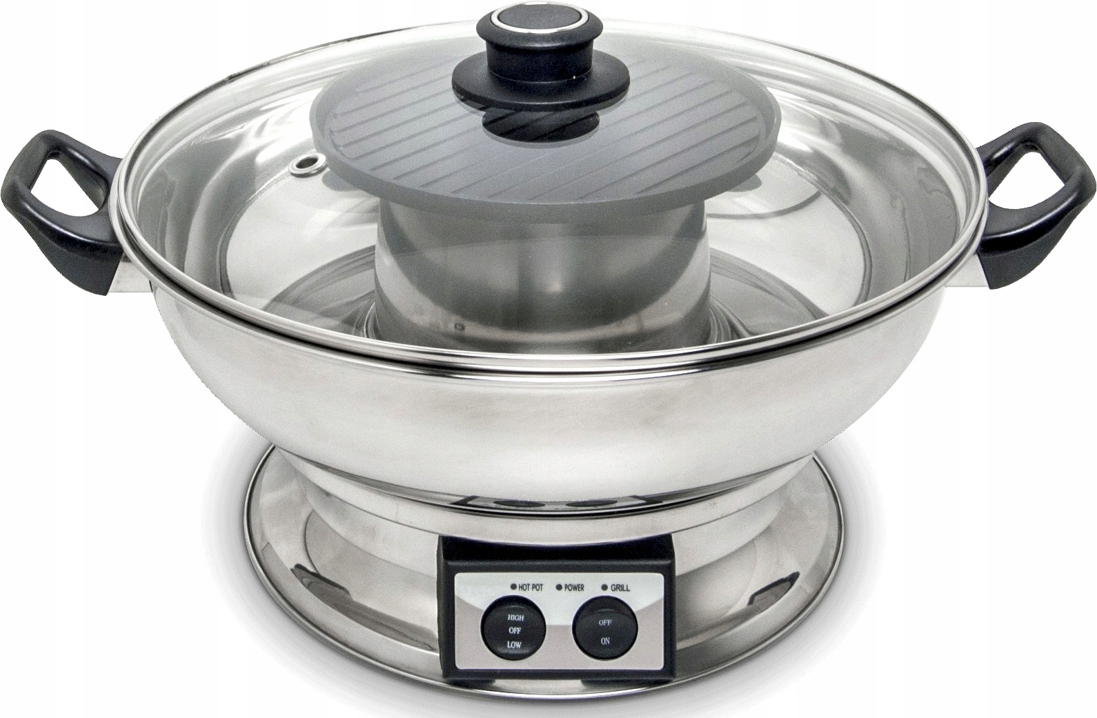 Elektrický horúci Hrniec s grilovacou panvicou 3,8 litrov Hot-Pot 30 cm Remo