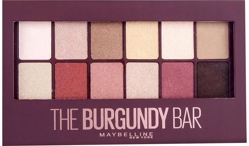 

Maybelline The Burgundy Bar Paleta 12 cieni mix