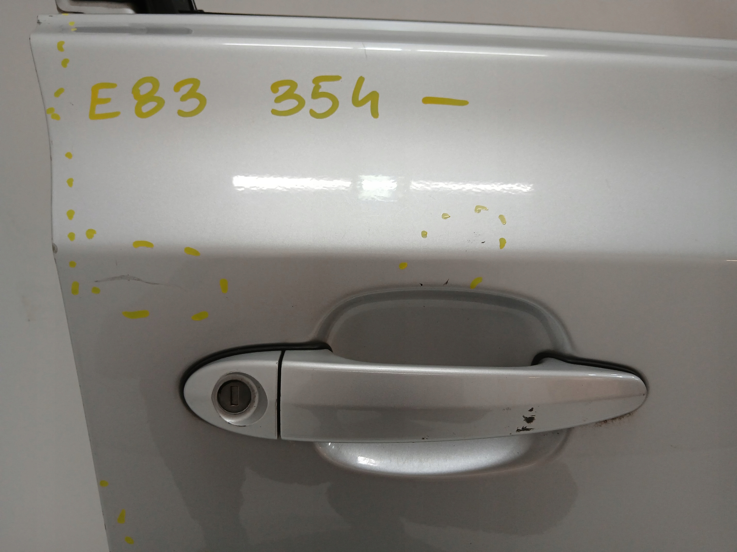 door right front front BMW X3 E83 TITANSILBER 354/7