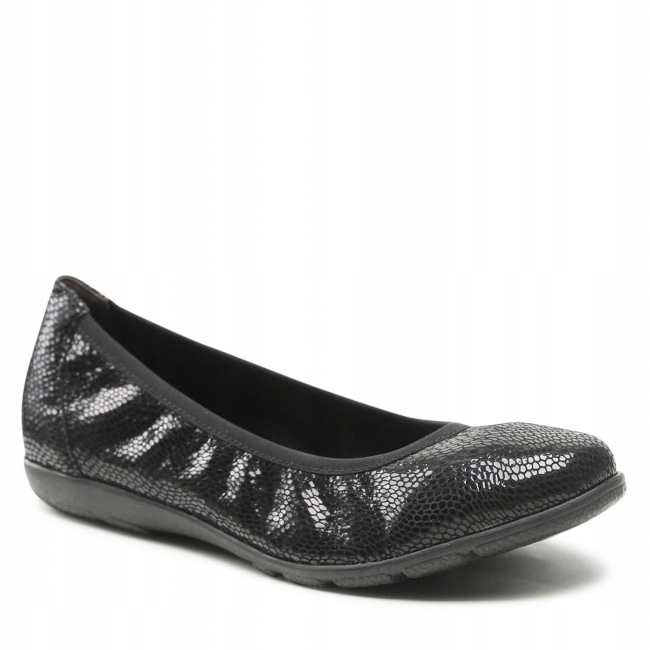 Baleríny Caprice 9-22150-29 Black Reptile 010 vel.38