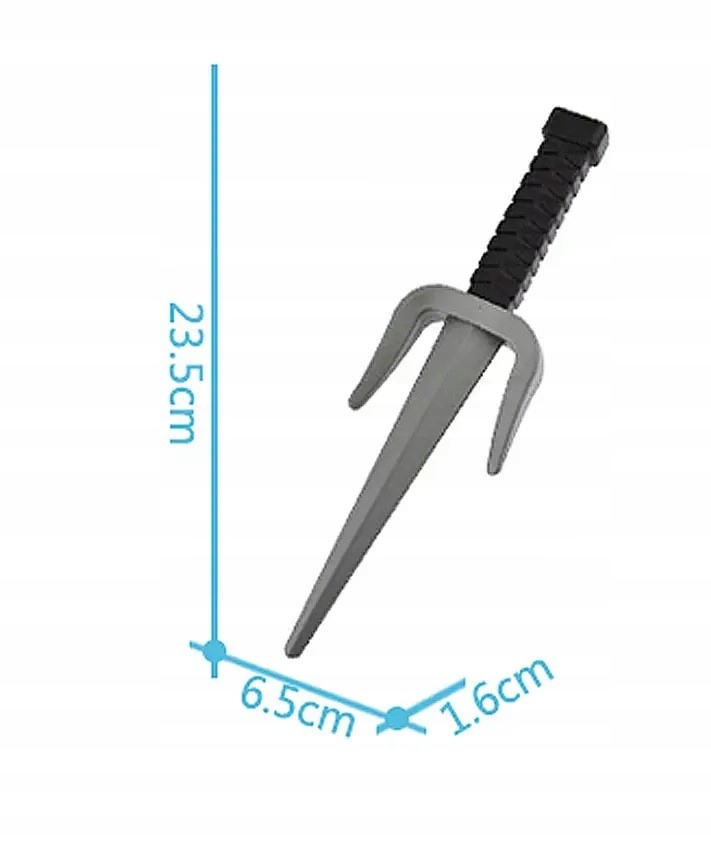 ZESTAW wojownika NINJA 2x Shiruken 2x SZTYLET Zawiera baterie nie