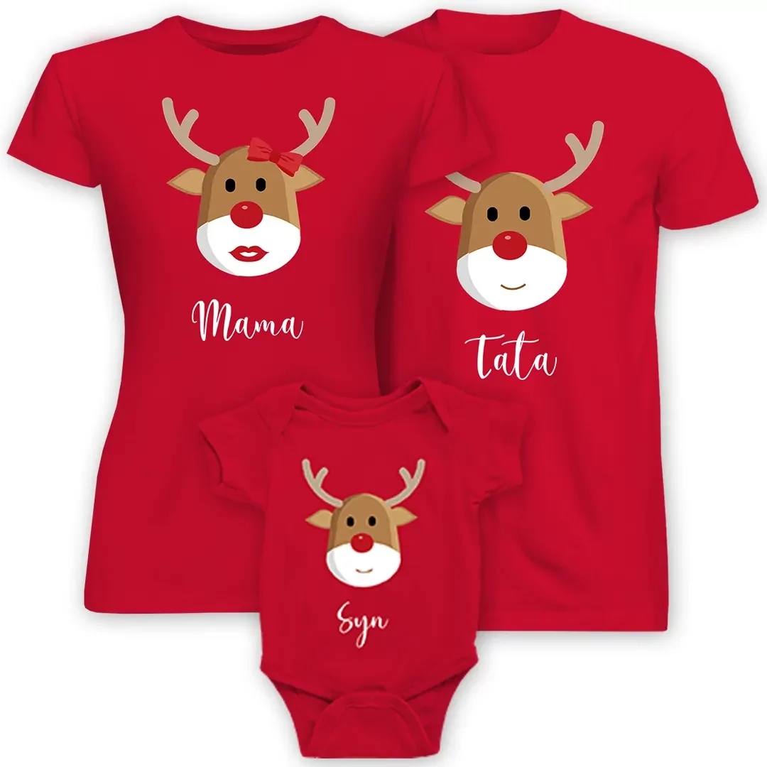

Koszulki Świąteczne I Body Rodzinne Mama Tata Syn