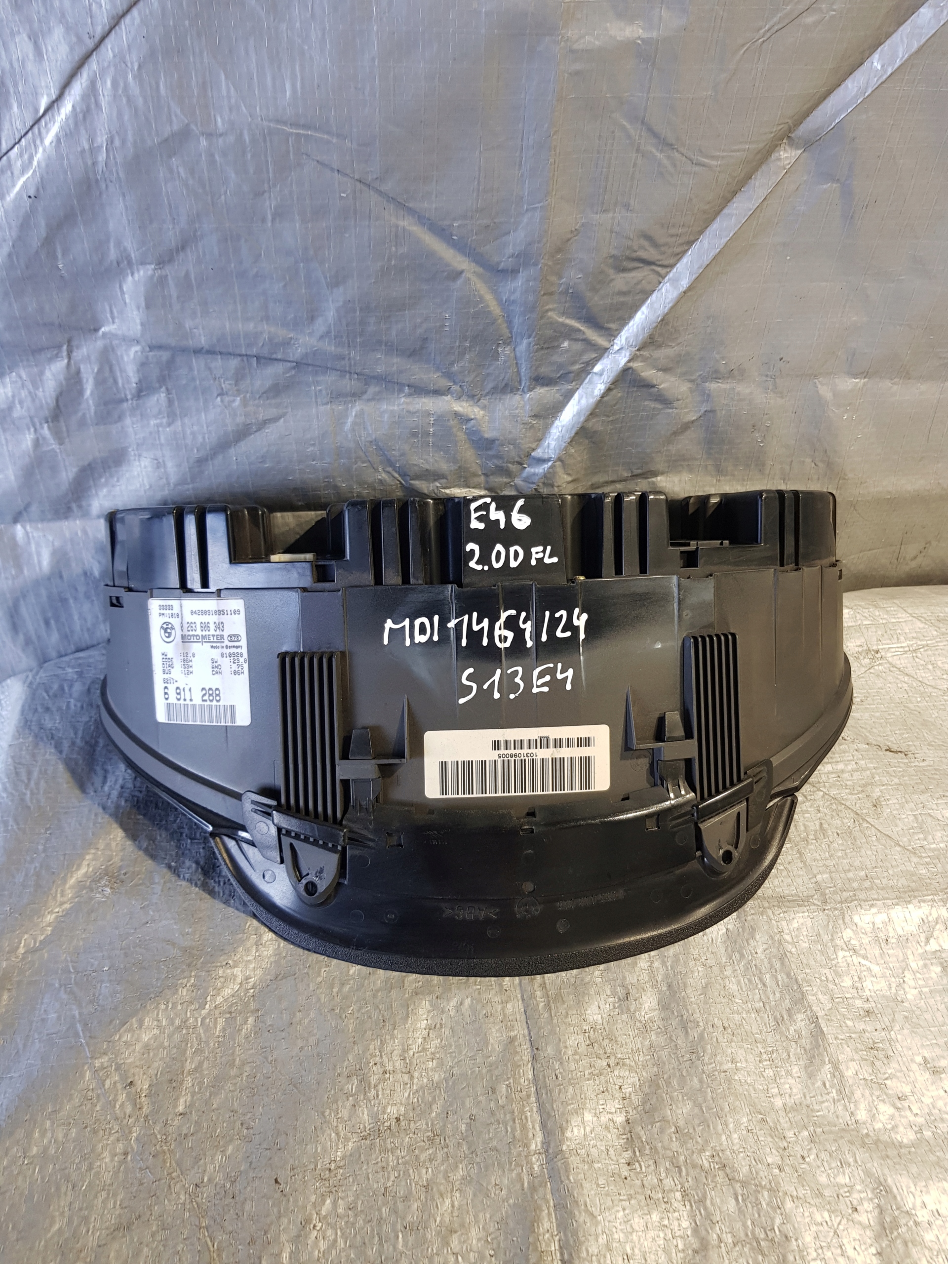 BMW E46 2.0 D dials dials 0263606343 6911288